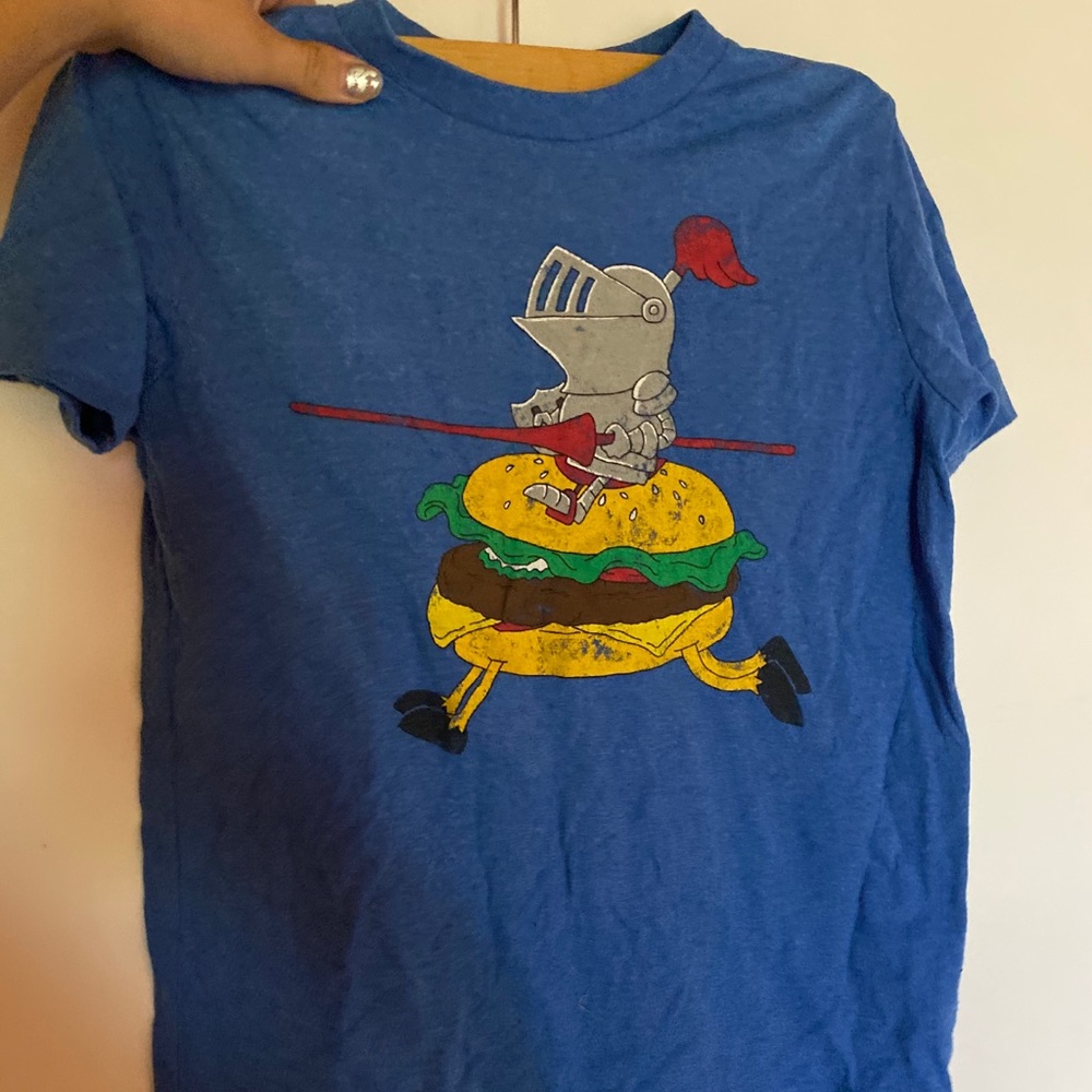 Old navy boys blue graphic tee